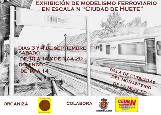 Inauguración de la Exhibición de Modelismo Ferroviario este sábado a las 12:00 horas