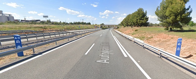 Tres personas resultaron heridas ayer en Tarancón tras producirse un accidente múltiple en el Km 80 de la autovía A-3