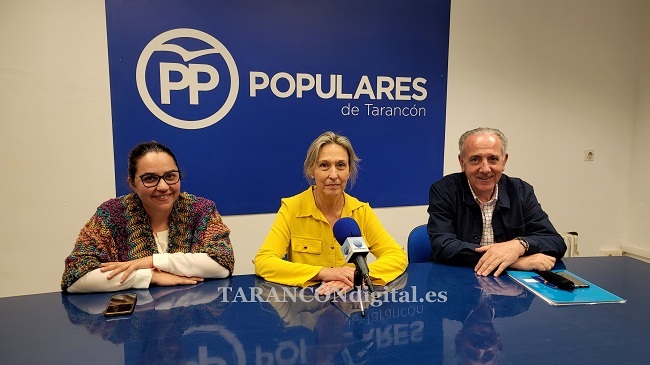 Ana Guarinos Diputada regional del PP  pide en Tarancón una bajada de impuestos y achaca la suspensión de las negociaciones del CGPJ a la reforma del delito de sedición
