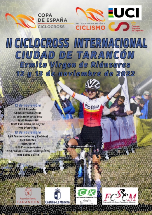 Fiesta del ciclocrós para escolares en el circuito de  la ermita Virgen de Riánsares