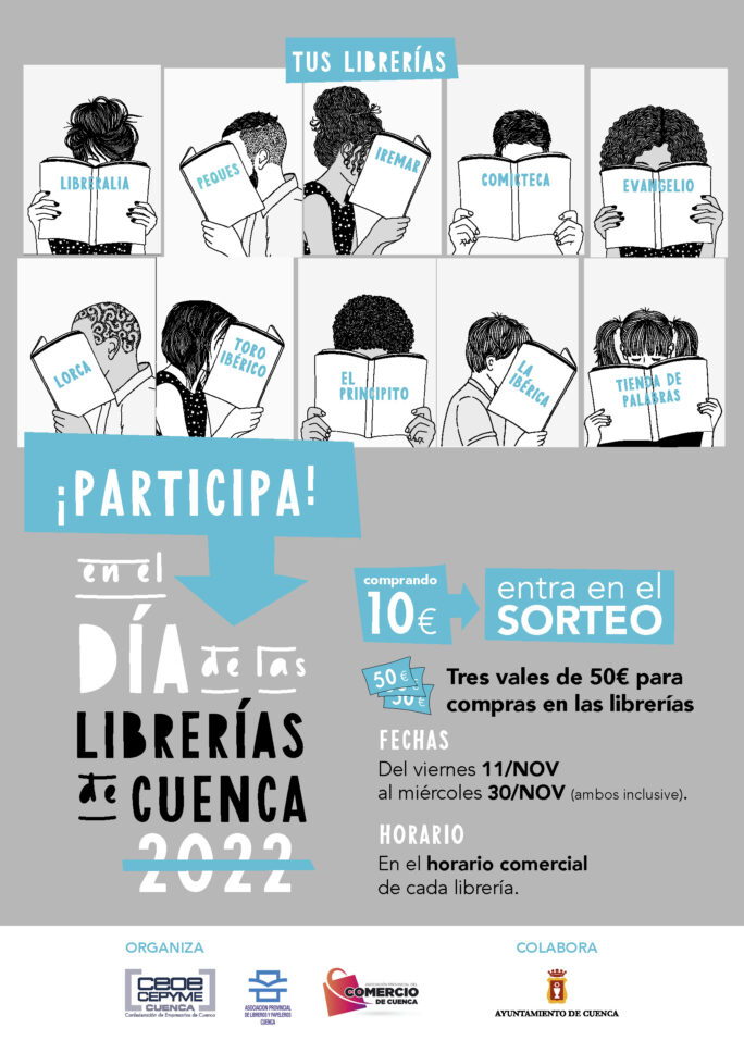 La Asociación de libreros y papeleros de Cuenca repite sorteos entre sus clientes por el día de las librerías