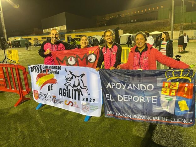 Positiva experiencia del club Momo Agility Tarancón en el Campeonato de España celebrado en Zaragoza en este puente de Todos los Santos
