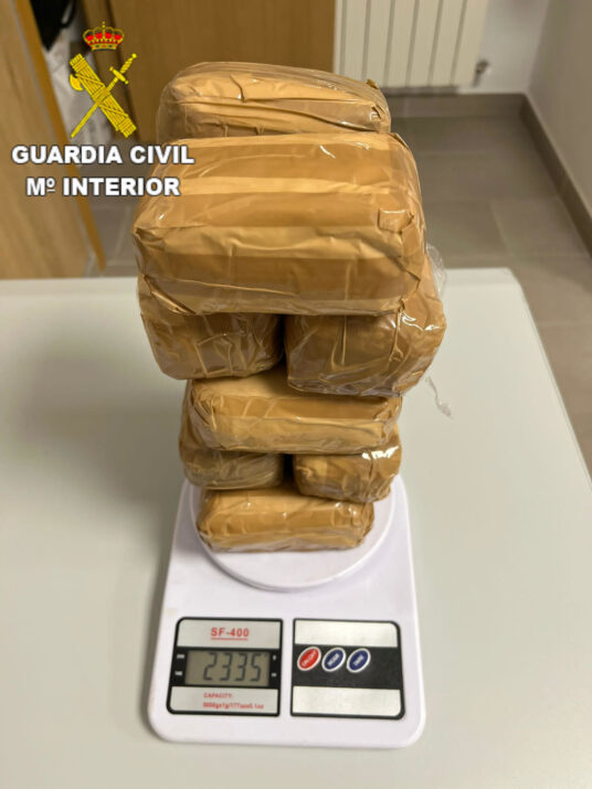 La Guardia Civil de Cuenca detiene a dos  personas por tráfico de drogas en Arcas