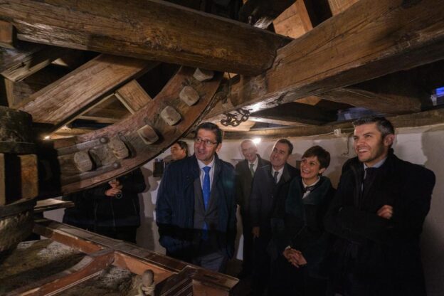 Inauguración del alumbrado artístico de los Molinos históricos de Campo de Criptana