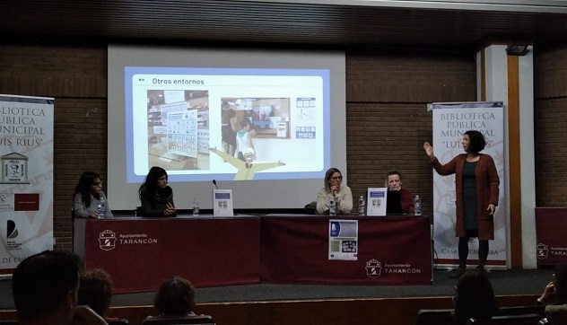 La Biblioteca Luis Rius de Tarancón ha acogido esta tarde una charla sobre «Accesibilidad Cognitiva» impartida por las técnicas del CDIAT