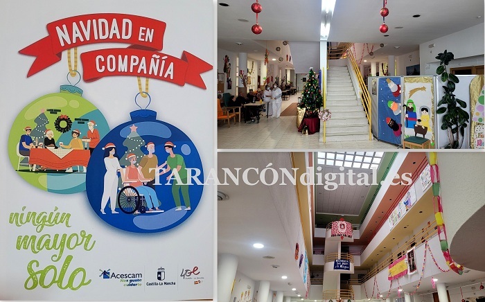 La Residencia de Mayores San Ramón y la Milagrosa de Tarancón celebra un completo programa de actividades en Navidad y participa en la campaña «Navidad en compañía»