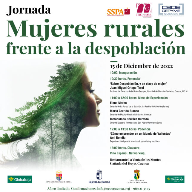 Cañada del Hoyo acogerá la jornada «Mujeres Rurales frente a la despoblación» de AMEP