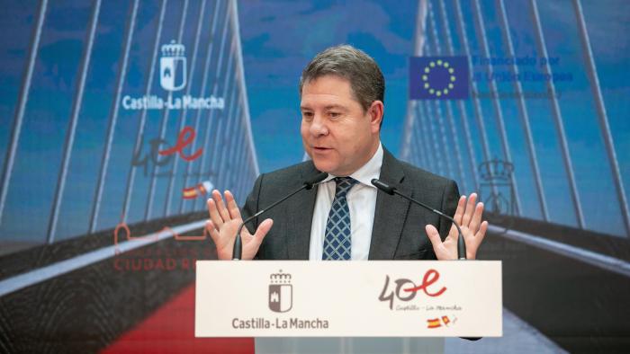 El presidente regional avanza que Castilla-La Mancha planteará “asumir los fondos europeos” que no puedan gestionar otras administraciones