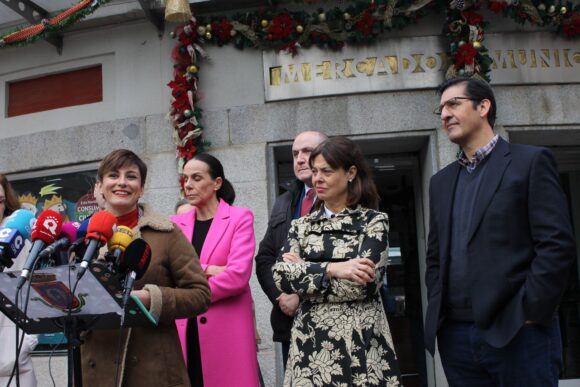 Isabel Rodríguez visita el mercado municipal de Ciudad Real que recibe una inversión de más de 2 millones de euros de los fondos europeos para su transformación