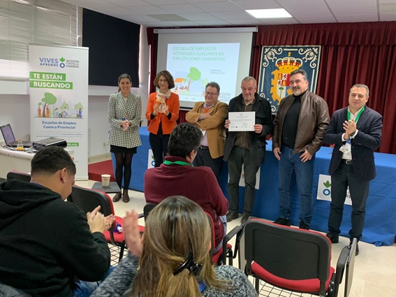 La Diputación de Cuenca y Acción Contra el Hambre forman a once alumnos en el curso de Auxiliares en Explotaciones Ganaderas