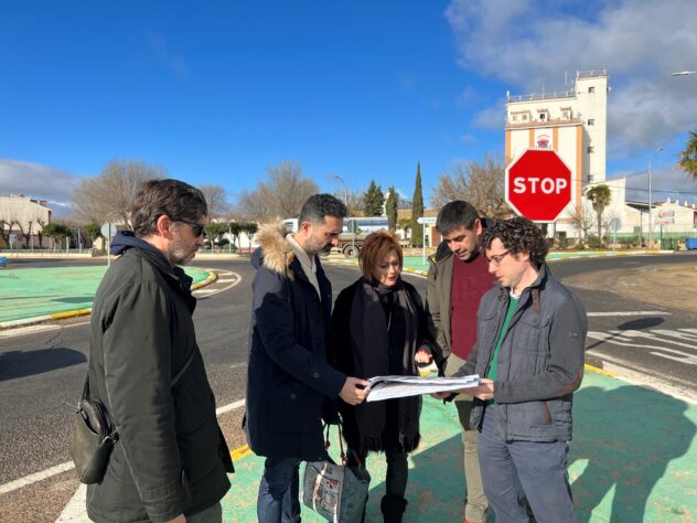 Realizado el acta de replanteo para el inicio inminente de las obras de la glorieta que se ubicará entra la N-310 y la CM-3112 en San Clemente