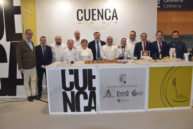 Hoy en Madrid Fusión el taranconero Daniel Peña ha participado en un showcooking con una adaptación de trucha de río como propuesta