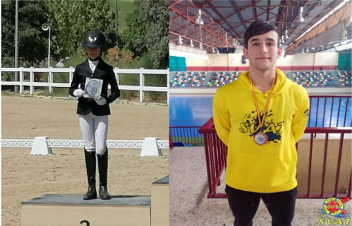 Buen comienzo de año para dos deportistas de Tarancón, en dos disciplinas que en los últimos años están dando alegrías al deporte de la ciudad, Doma Clásica y Salvamento y Socorrismo.