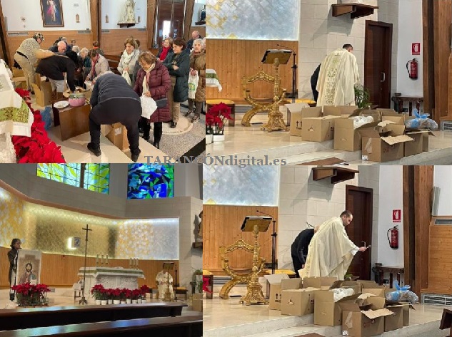 1.200 panecillos han preparado para la bendición en la parroquia de San Víctor y Santa Corona en esta jornada de San Antón