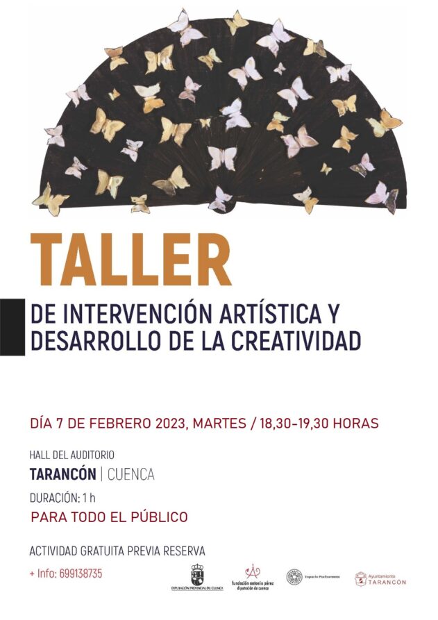 La Fundación Antonio Pérez realiza en Tarancón un taller «Abanicos Intervenidos» el próximo 7 de febrero