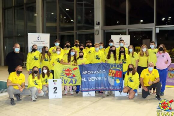 Mas de una veintena de socorristas del SVAT (Salvamento y Socorrismo Tarancón), participan en el II Campeonato de Castilla la Mancha Distancias Cortas de la especialidad, Juvenil, Junior y Absoluto