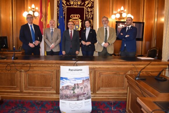 La Diputación de Cuenca ofrece su apoyo al Colegio de Ingenieros de Caminos en la organización del I Congreso de Patrimonio y Obra Civil