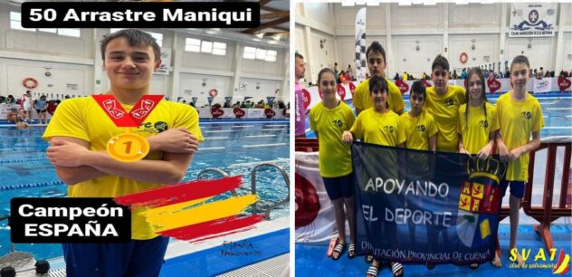 Jose Luis Sánchez Abarca, campeón de España Cadete Masculino 50 metros Remolque Maniquí, triunfador en Betera