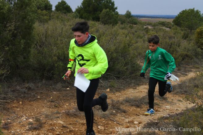 Alba Muñoz del Campo y David Cotillas Moya se imponen en la primera prueba del circuito Diputación de orientación 2023