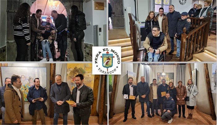 La Peña El Mosto de Tarancón estrena una nueva plataforma de accesibilidad en su sede