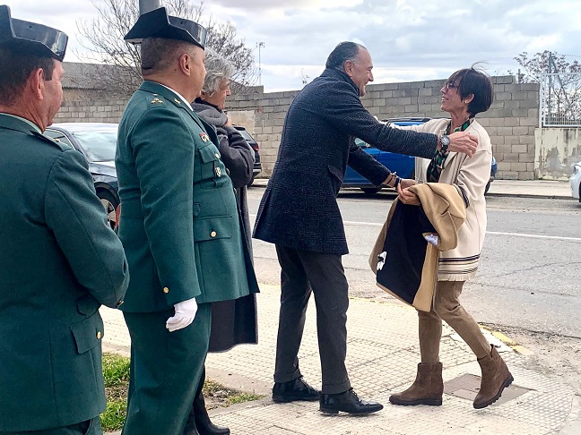 La Directora General de la Guardia Civil María Gámez ha visitado hoy el cuartel de Tarancón