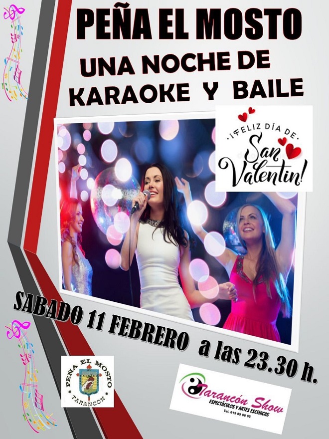 La Peña El Mosto de Tarancón celebra san Valentín esté sábado 11 de febrero
