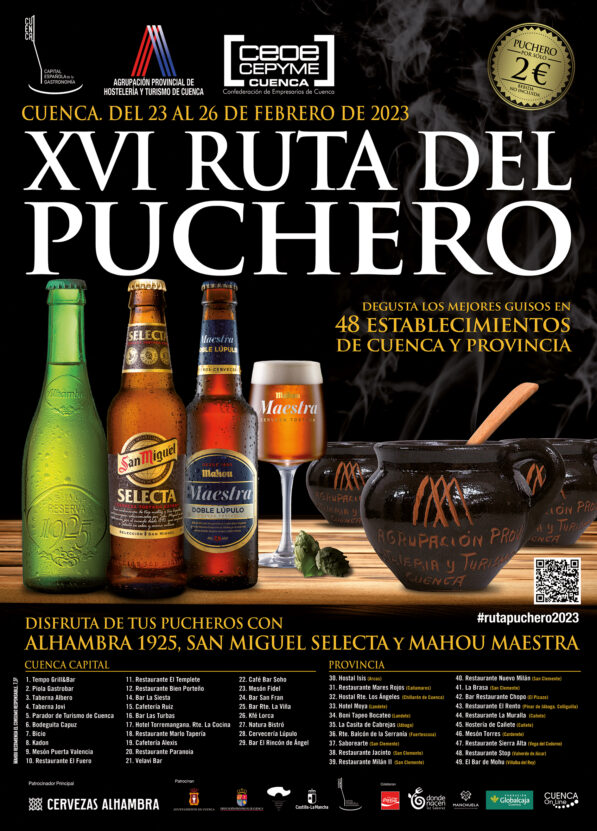 La Agrupación de Hostelería de Cuenca y el Ayuntamiento apuestan por la ruta del puchero para combatir el frío
