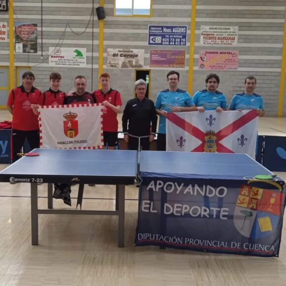 Valiosa victoria en Tenis de Mesa, segunda División Nacional, del Clínica Dental Santos TM Tarancón ante el Navalcan