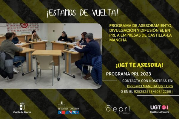UGT Castilla-La Mancha inicia un nuevo programa de asesoramiento, formación y sensibilización para luchar contra la siniestralidad laboral