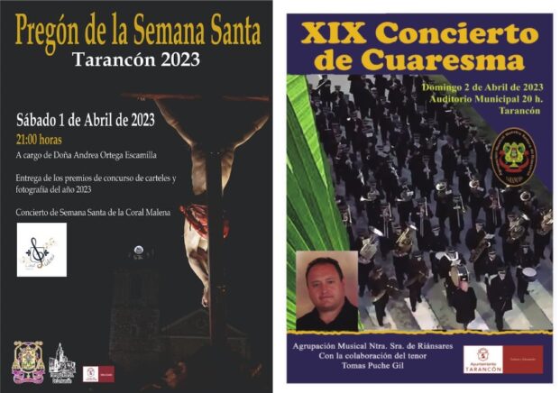 Este fin de semana comienza la programación de la Semana Santa de Tarancón 2023