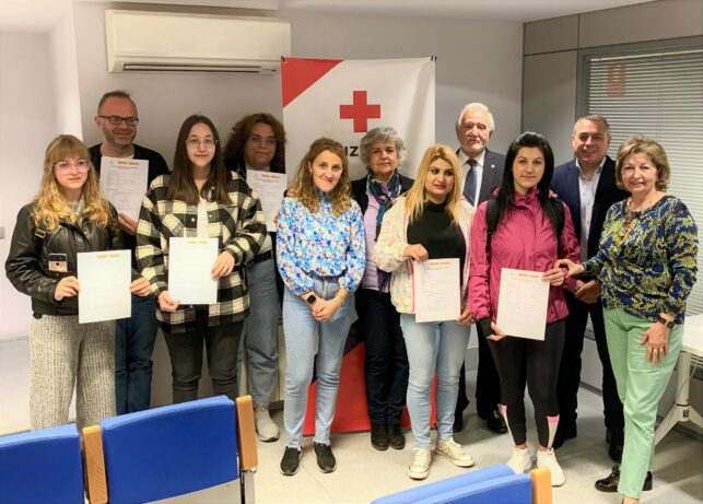 Jóvenes se forman en planes de emergencia en un curso impartido por Cruz Roja y financiado por el Gobierno de España y el de  Castilla-La Mancha