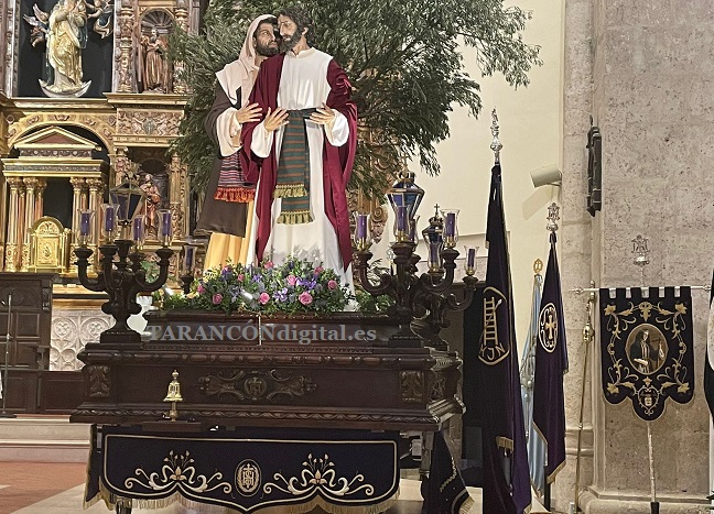 Bendecido por el obispo de la diócesis José Mª Yanguas el nuevo paso de «El Beso de Judas» de la Hdad. Ntro. Padre Jesús Nazareno de Tarancón