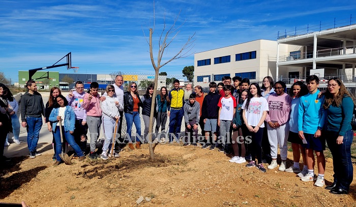 Tarancón se suma al Día del Árbol con sendas plantaciones en el IES Luisa Sigea y el Ceip Duque de Riánsares