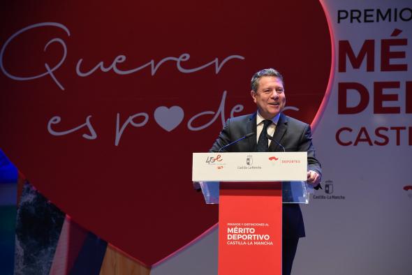 Emiliano García-Page elogia la capacidad del deporte para generar un cambio “espectacular” en Castilla-La Mancha y en España