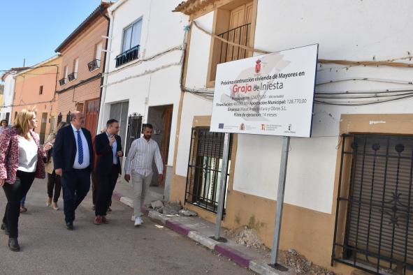 El Gobierno regional impulsa la construcción de una vivienda de mayores en Graja de Iniesta para facilitar que permanezcan en su municipio