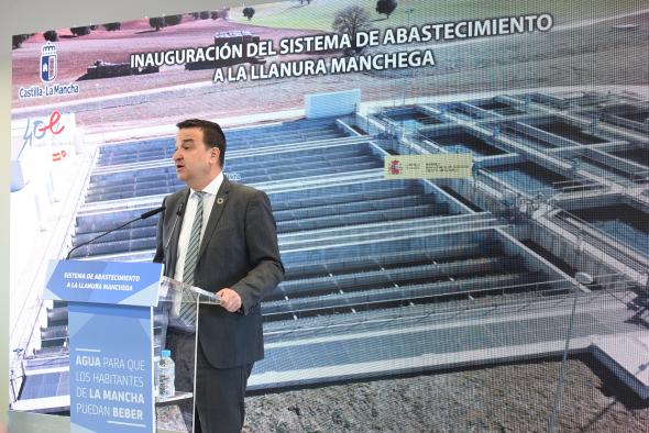 Unos 100.000 habitantes de Castilla-La Mancha ya pueden beber “la mejor agua de España” tras inaugurar el Sistema de Abastecimiento a la Llanura Manchega