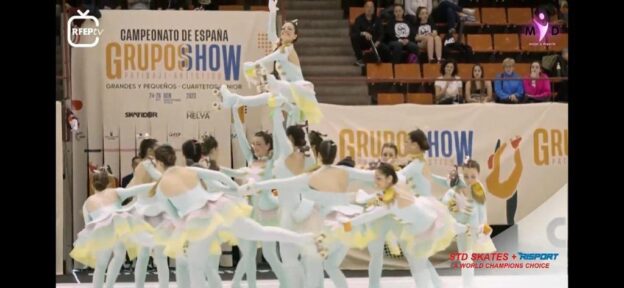 El Club de Patinaje Artístico Skating Success, mejora posiciones en el Campeonato de España 2023, con relación a ediciones anteriores