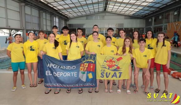 Un total de 37 socorristas, categoría Cadete, Infantil y Alevin, femenino y masculino, del SVAT (Salvamento y Socorrismo Tarancón) tomarán parte en el IX Campeonato Regional Escolar (Somos Deporte) de estas categorías