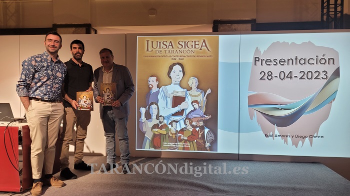 Presentado el Comic «Luisa Sigea» de Tarancón una humanista entre las cortes renacentistas peninsulares 1522-1560″