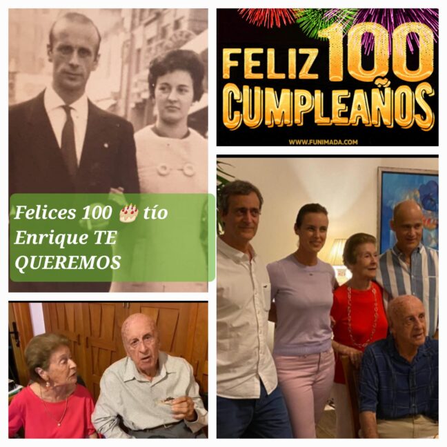 Enrique H. Domínguez un taranconero que reside en República Dominicana cumple hoy 100 años rodeado de su familia