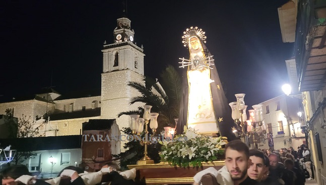 La procesión del Rosario Doloroso iniciaba este Viernes de Dolores en Tarancón, los desfiles procesionales de la Semana Santa 2023