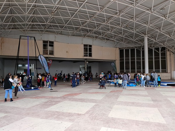 Exito de participación en el taller de circo celebrado este fin de semana en Tarancón