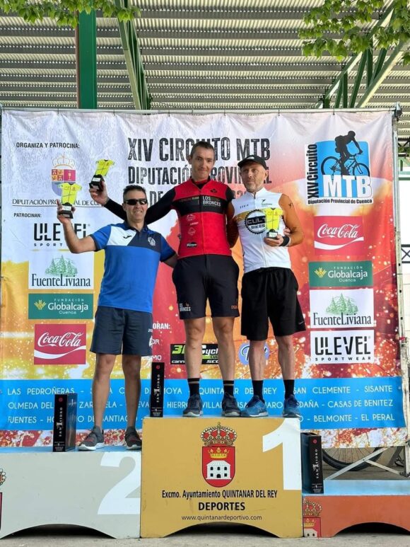 El taranconero Andrés Almendros Olmedilla, logra subir a lo mas alto del cajón en Máster 45 en la tercera prueba del circuito MTB de Diputación de Cuenca en Quintanar del Rey