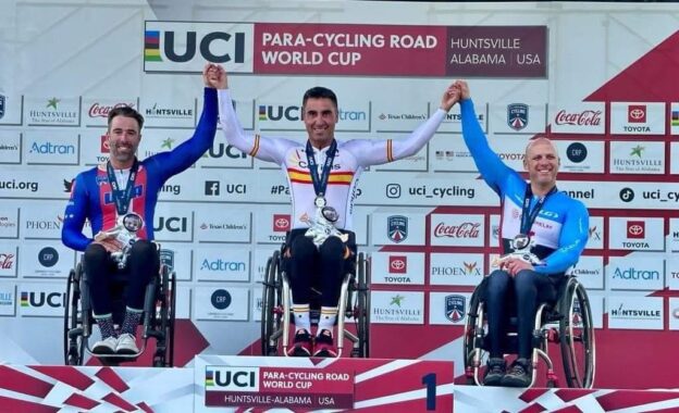 Dos medallas de oro en la tercera prueba de la Copa del Mundo para Luis Miguel García Marquina, una individual CRI y otra con el Team Relay de la selección española para olímpica en EE.UU.
