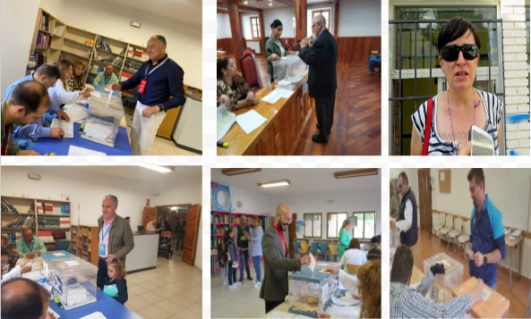 Los candidatos de Tarancón han ejercido su derecho al voto en el transcurso de la mañana