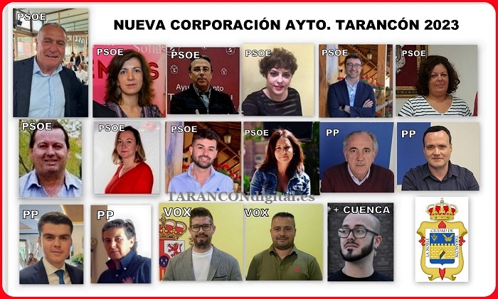 Esta es la nueva corporación de Tarancón tras las elecciones municipales