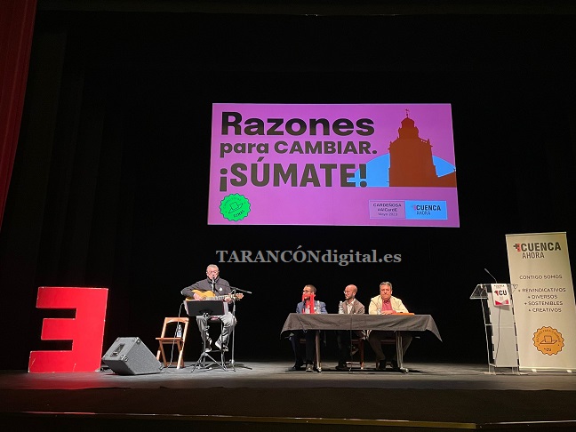 + Cuenca Ahora Tarancón celebraba este miércoles su acto central de campaña en el Auditorio Municipal