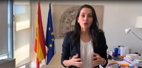 La portavoz de Ciudadanos en el Congreso de los Diputados, Inés Arrimadas, expresa su apoyo a la candidatura del partido liberal que encabeza Pedro Antonio Fuentes al Ayuntamiento de Tarancón