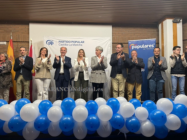 El PP de Tarancón ha celebrado esta noche su último mitin de campaña en el Salón de Actos de la Casa de la Cultura