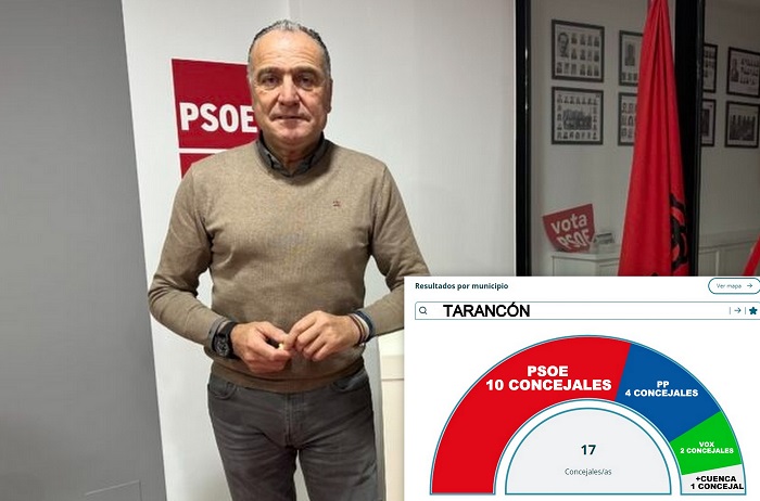 Carrizo logra por primera vez en la historia democrática de Tarancón revalidar una mayoría absoluta, y entra + Cuenca Ahora en el consistorio taranconero